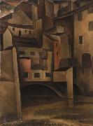 Leo Gestel Ponte Vecchio oil painting artist
